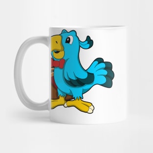 Parrot as Businessman with Bag Mug